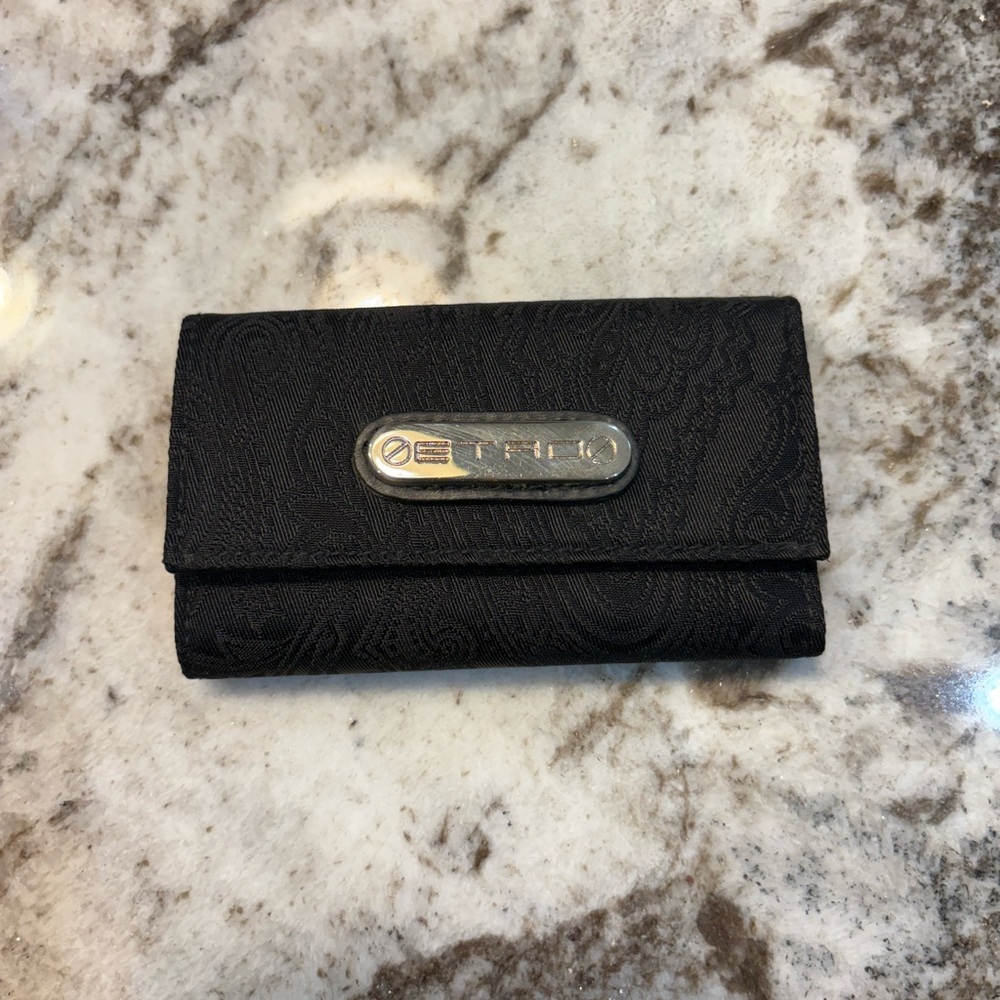 Etro black fabric key holder